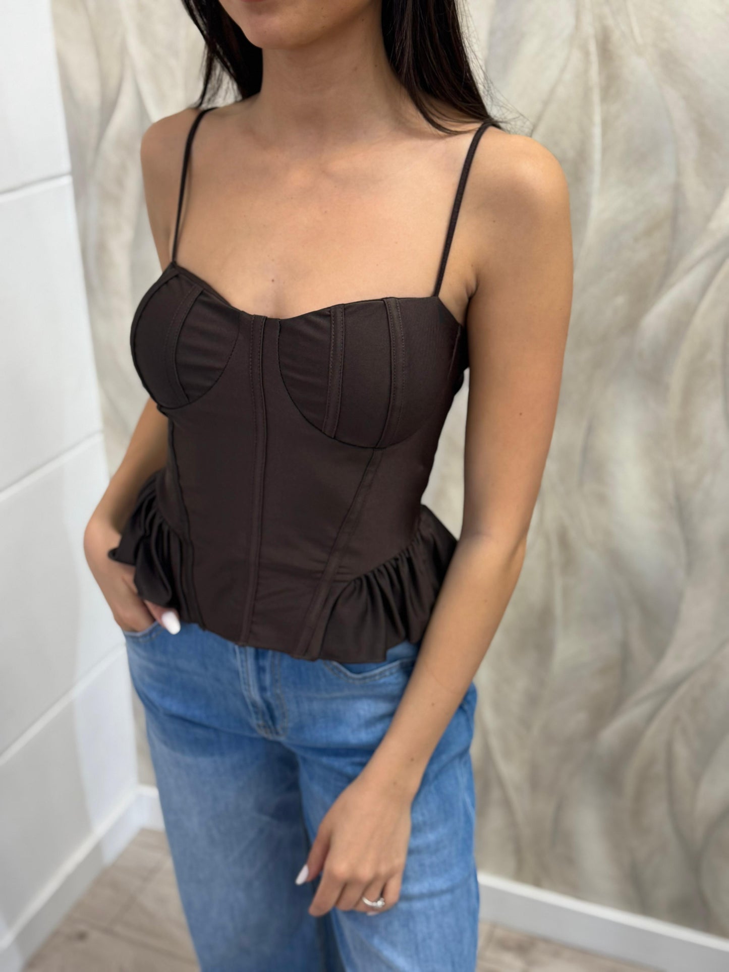 Top bralette coppe