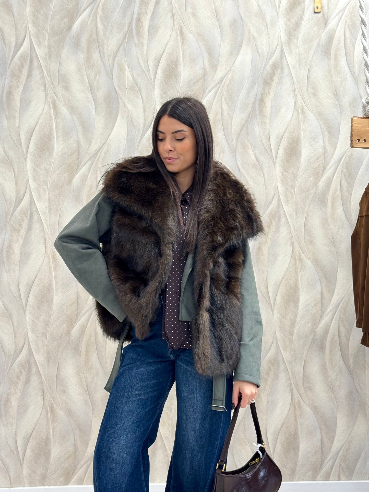 Gilet ecopelliccia