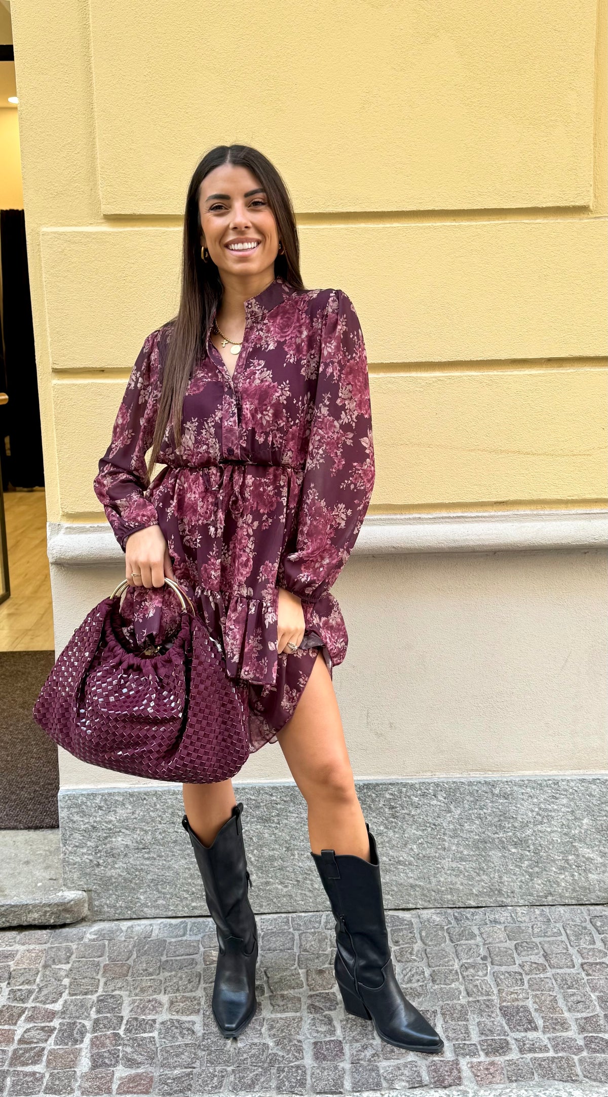 Abito fantasia georgette
