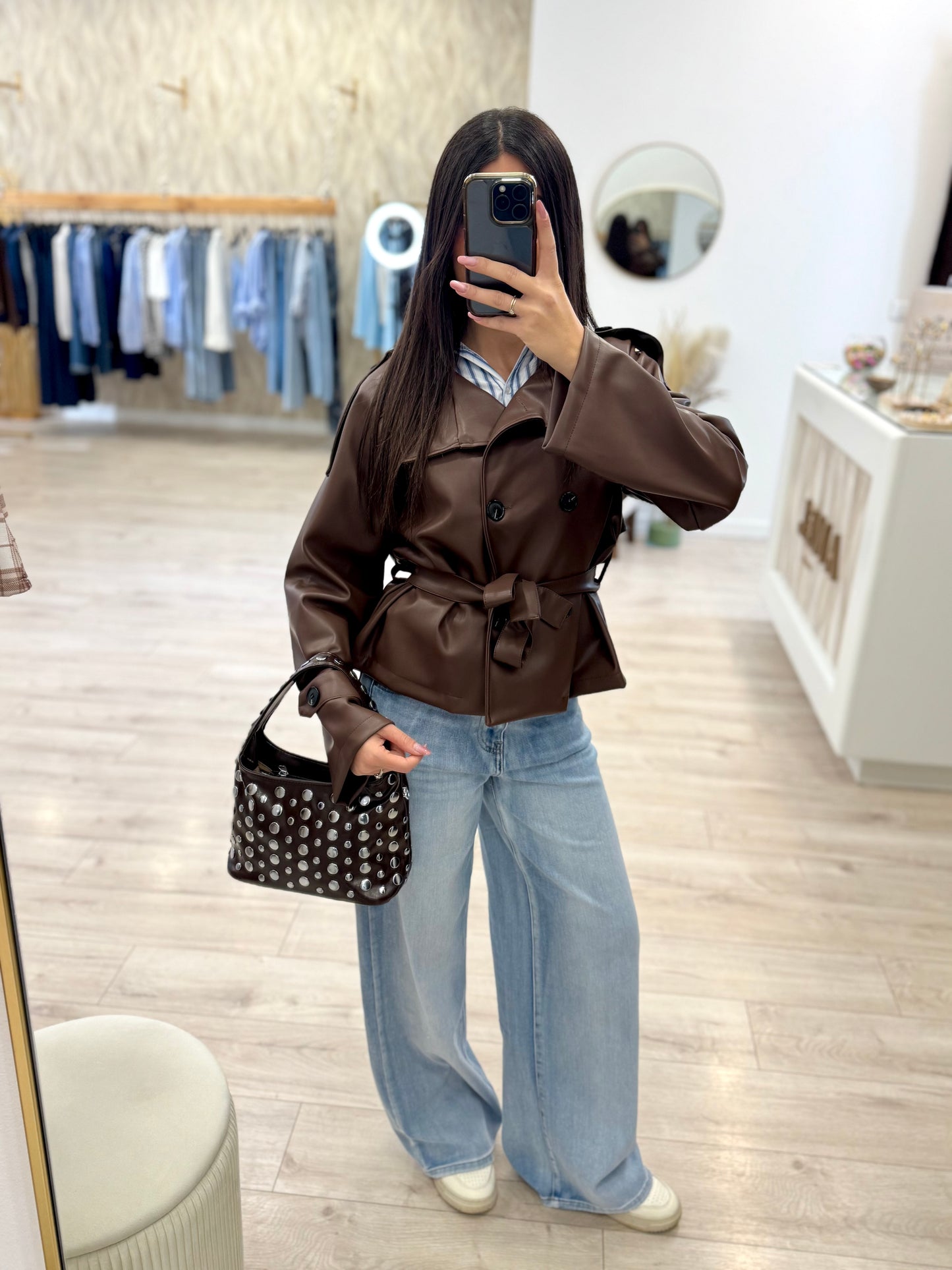 Jeans risvolto vita