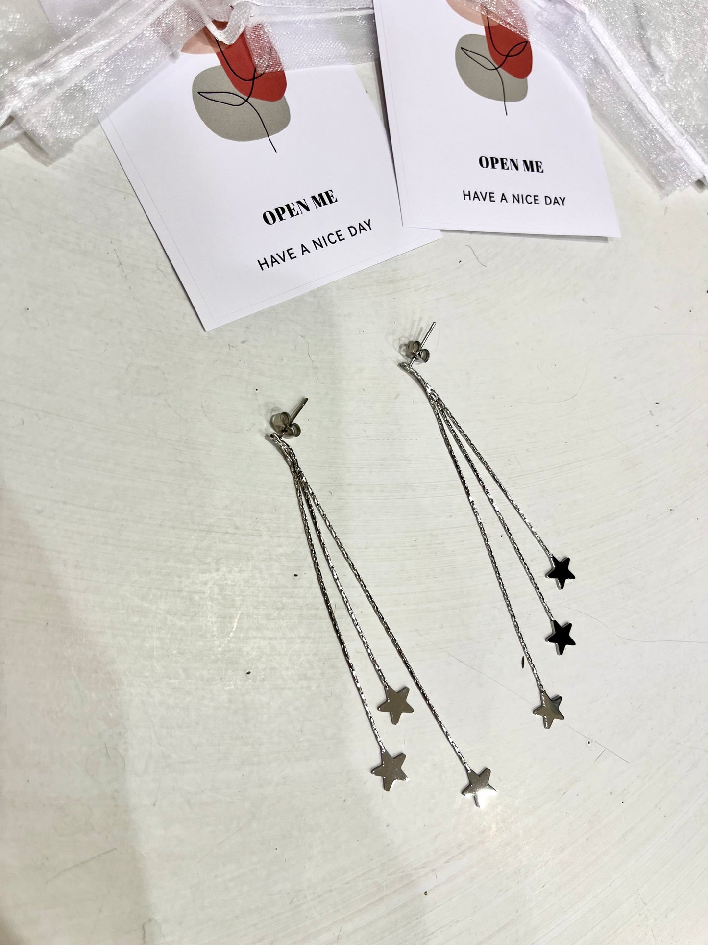 Orecchini pendenti stelle