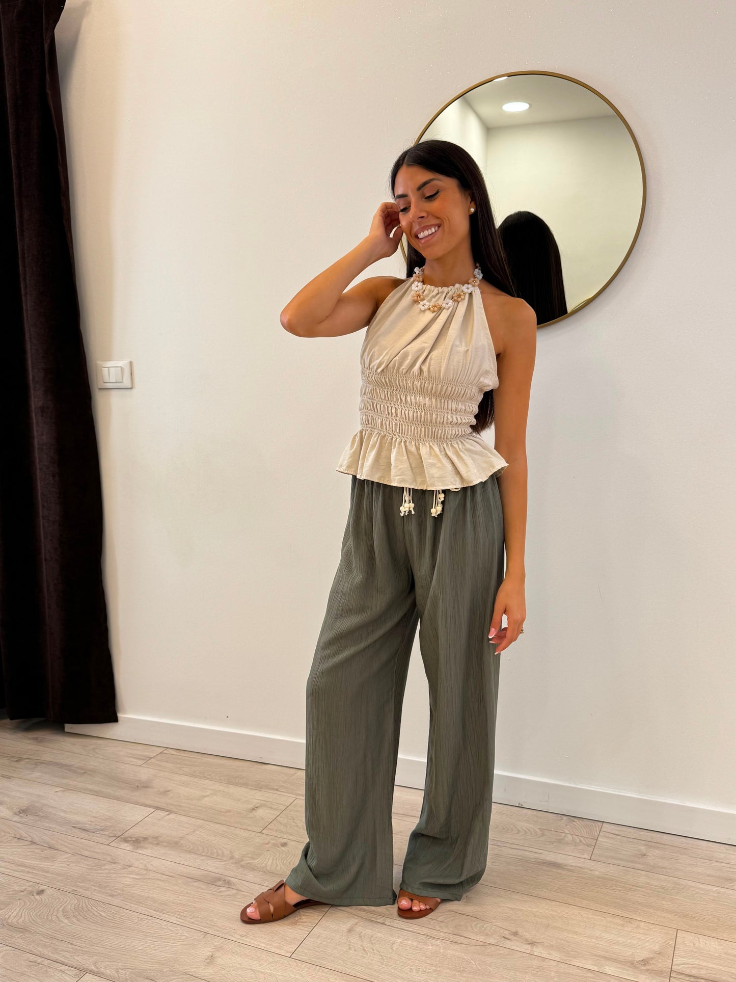 Pantalone con cintura