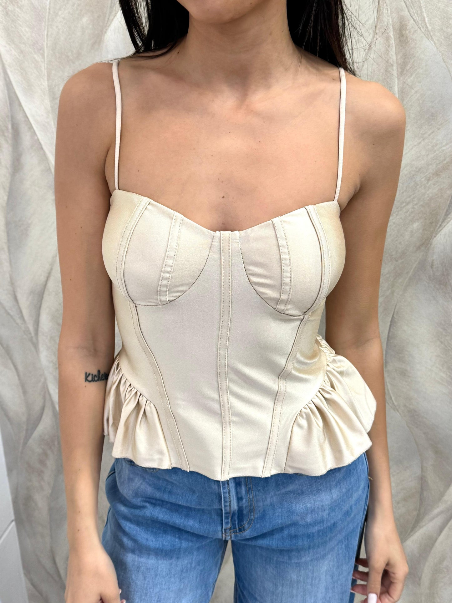 Top bralette coppe