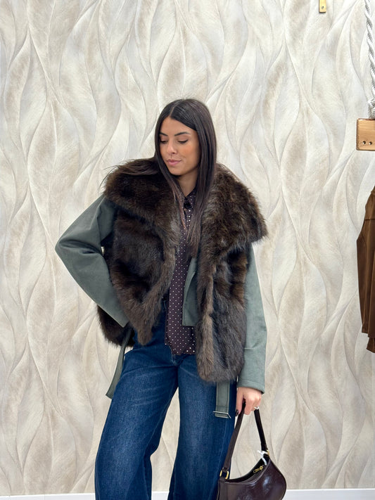 Gilet ecopelliccia