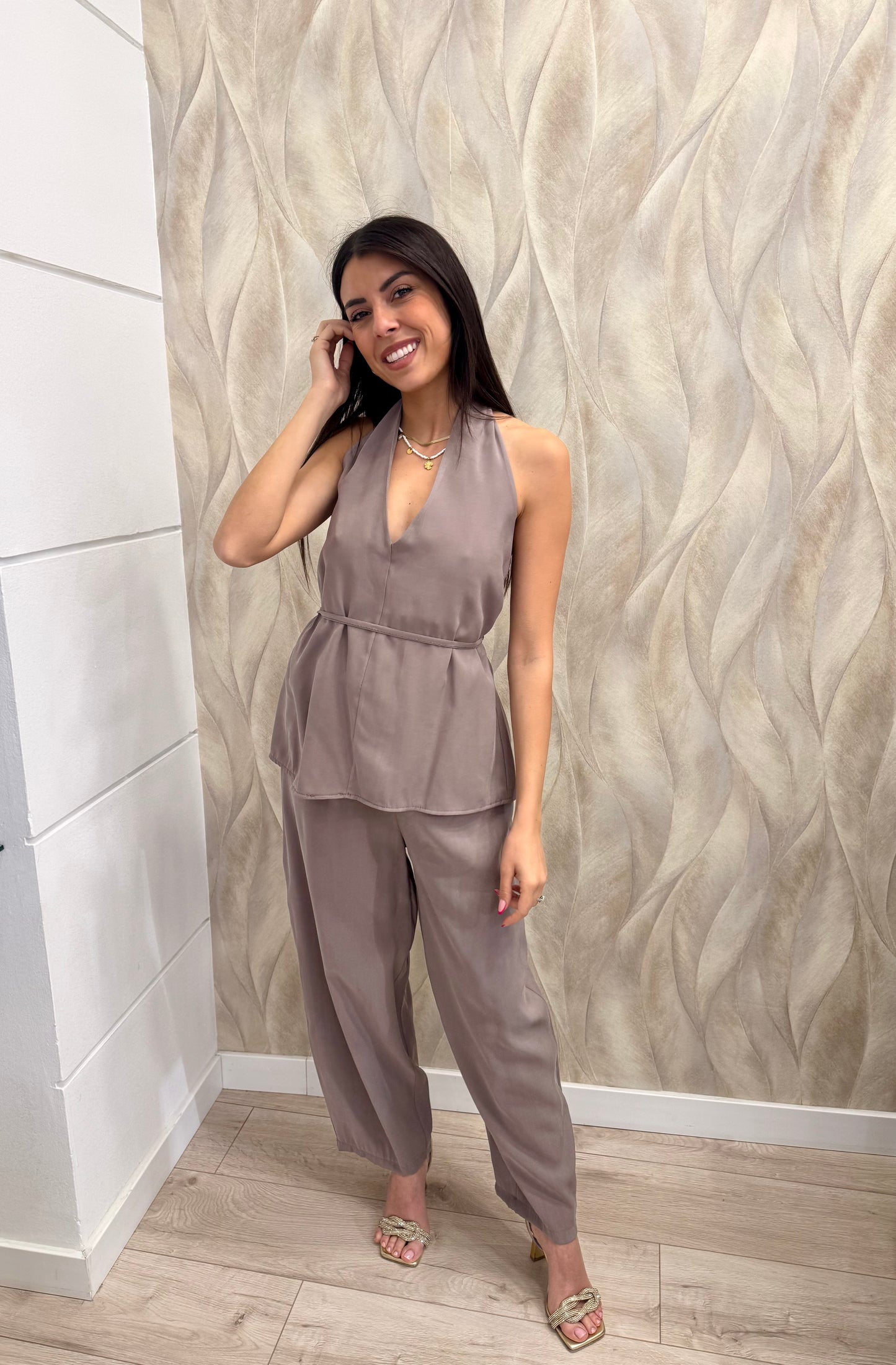 Pantalone viscosa baloon