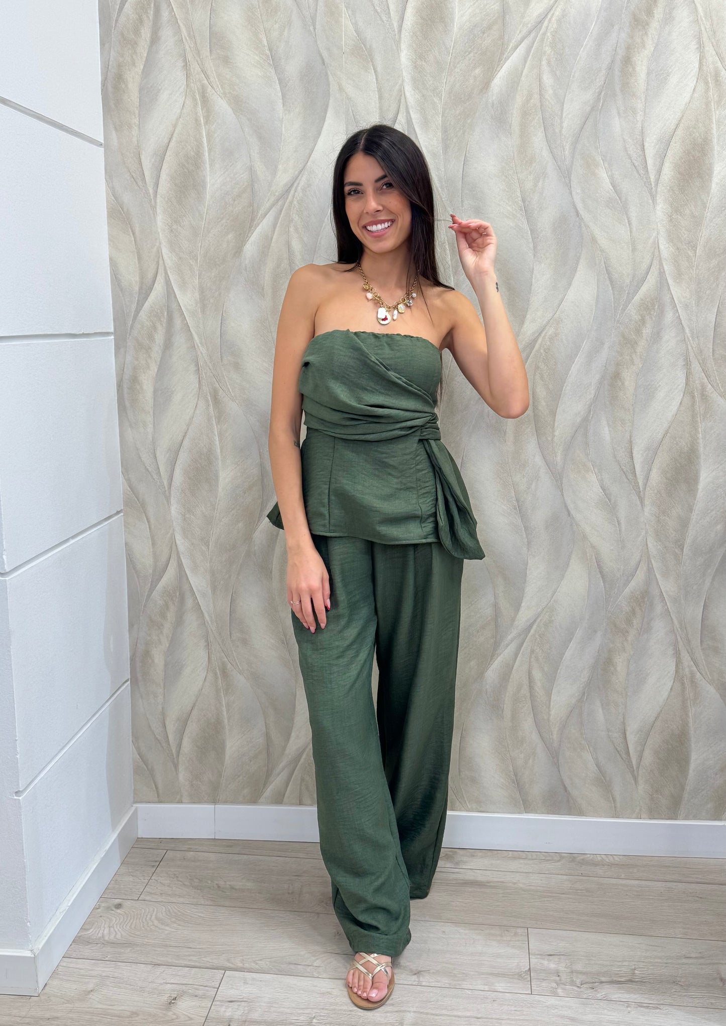 Completo top nodo + pantalone