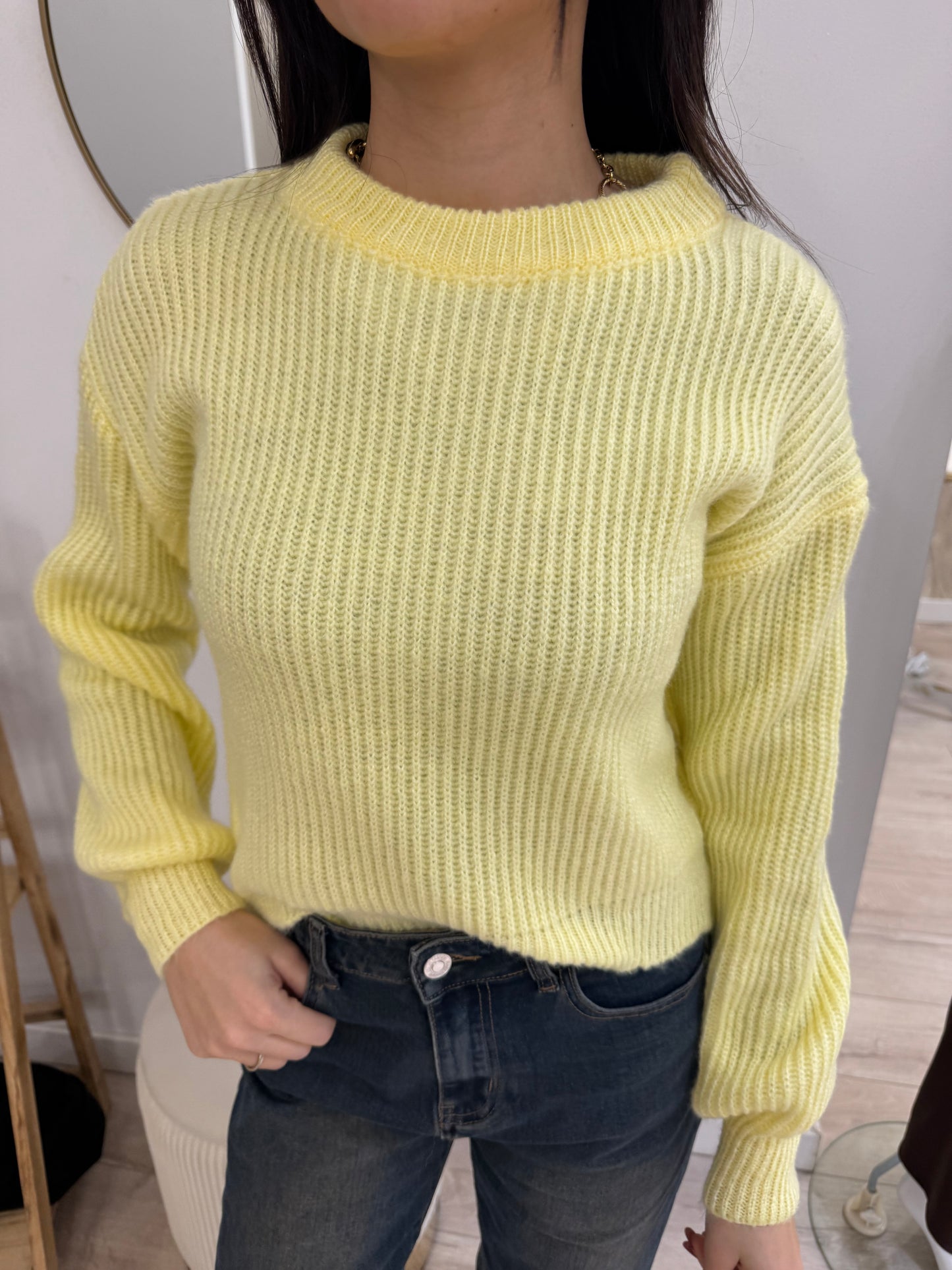 Maglia girocollo costa