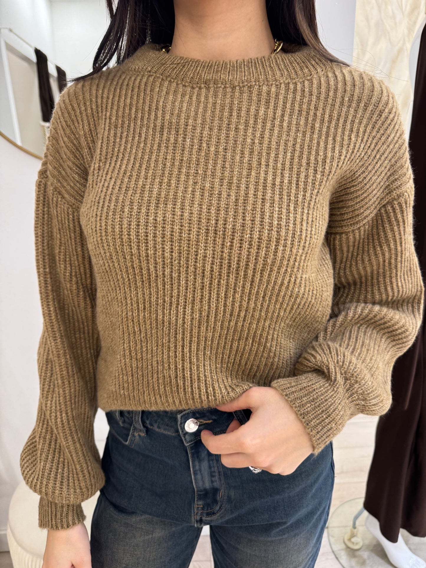 Maglia girocollo costa