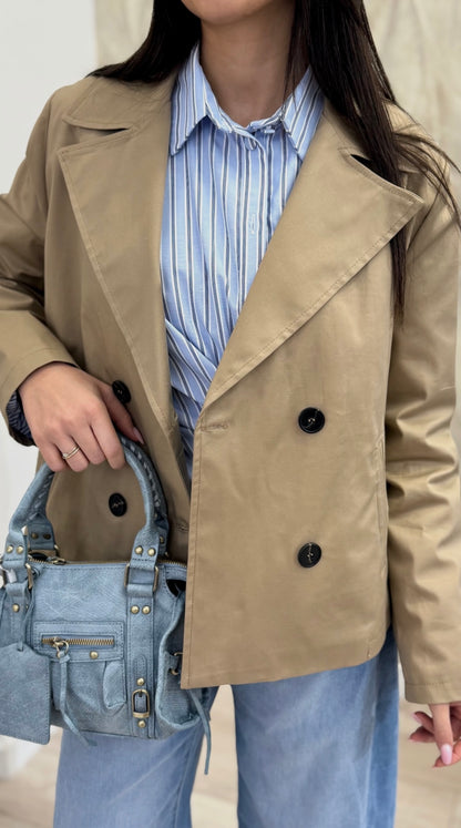 Trench fodera righe