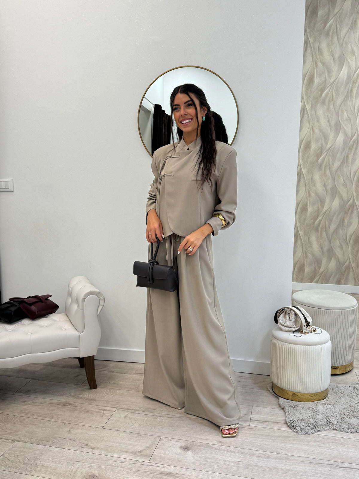 Pantalone fiammato