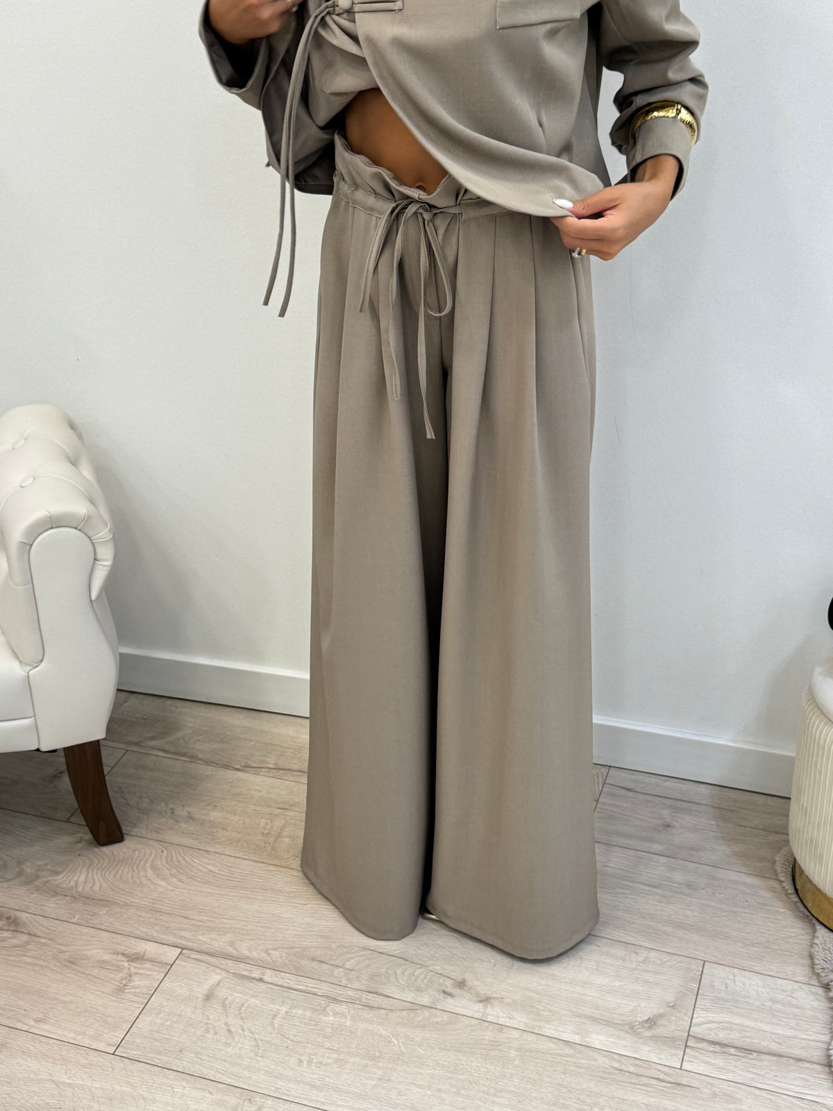 Pantalone fiammato
