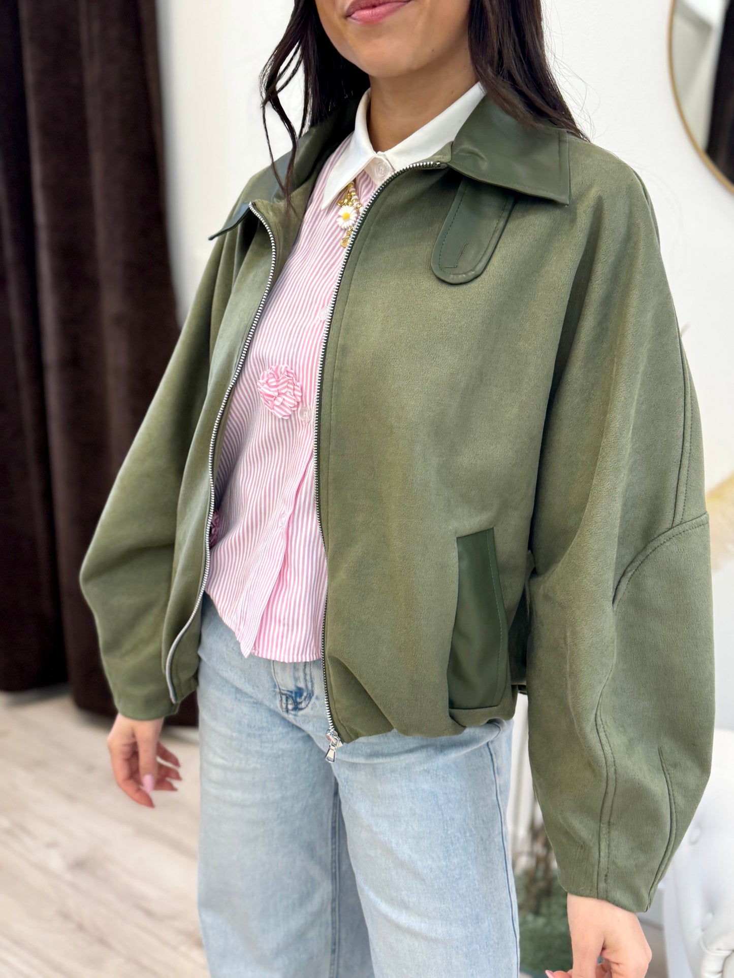 Giacca over dainetto