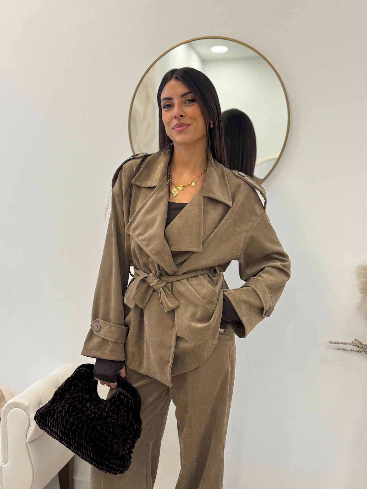 Trench vellutino