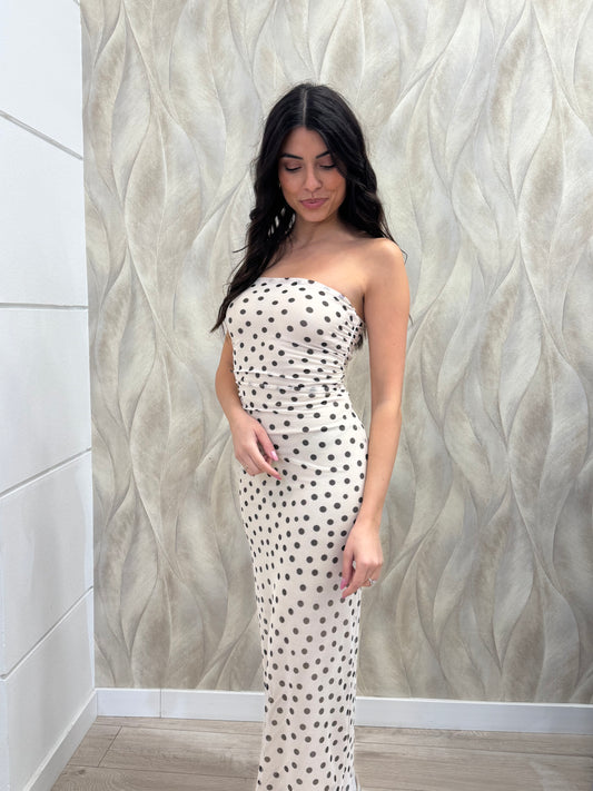 Abito fascia pois tulle