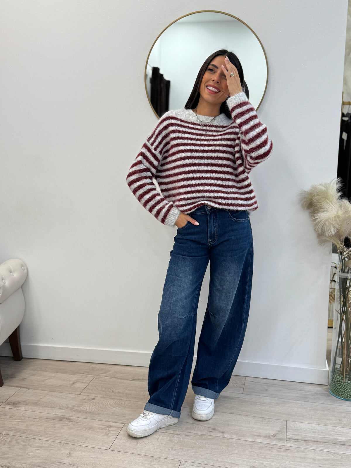 Maglione righe