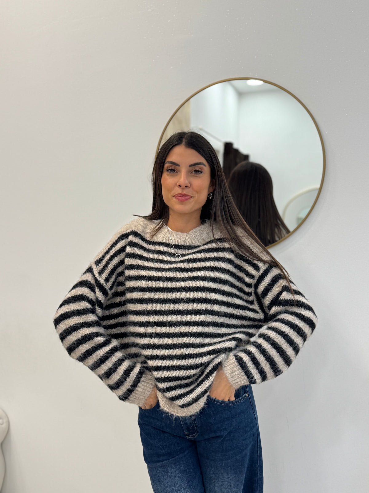 Maglione righe