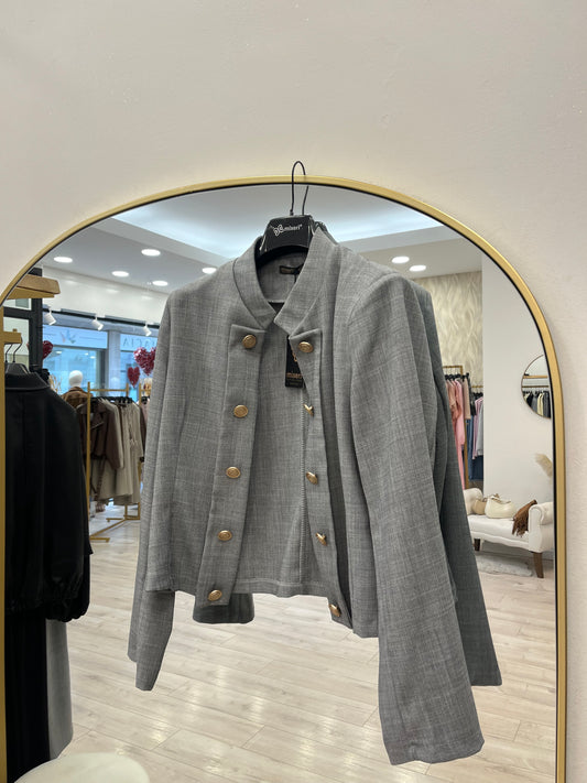 Giacca bottoni fiammato