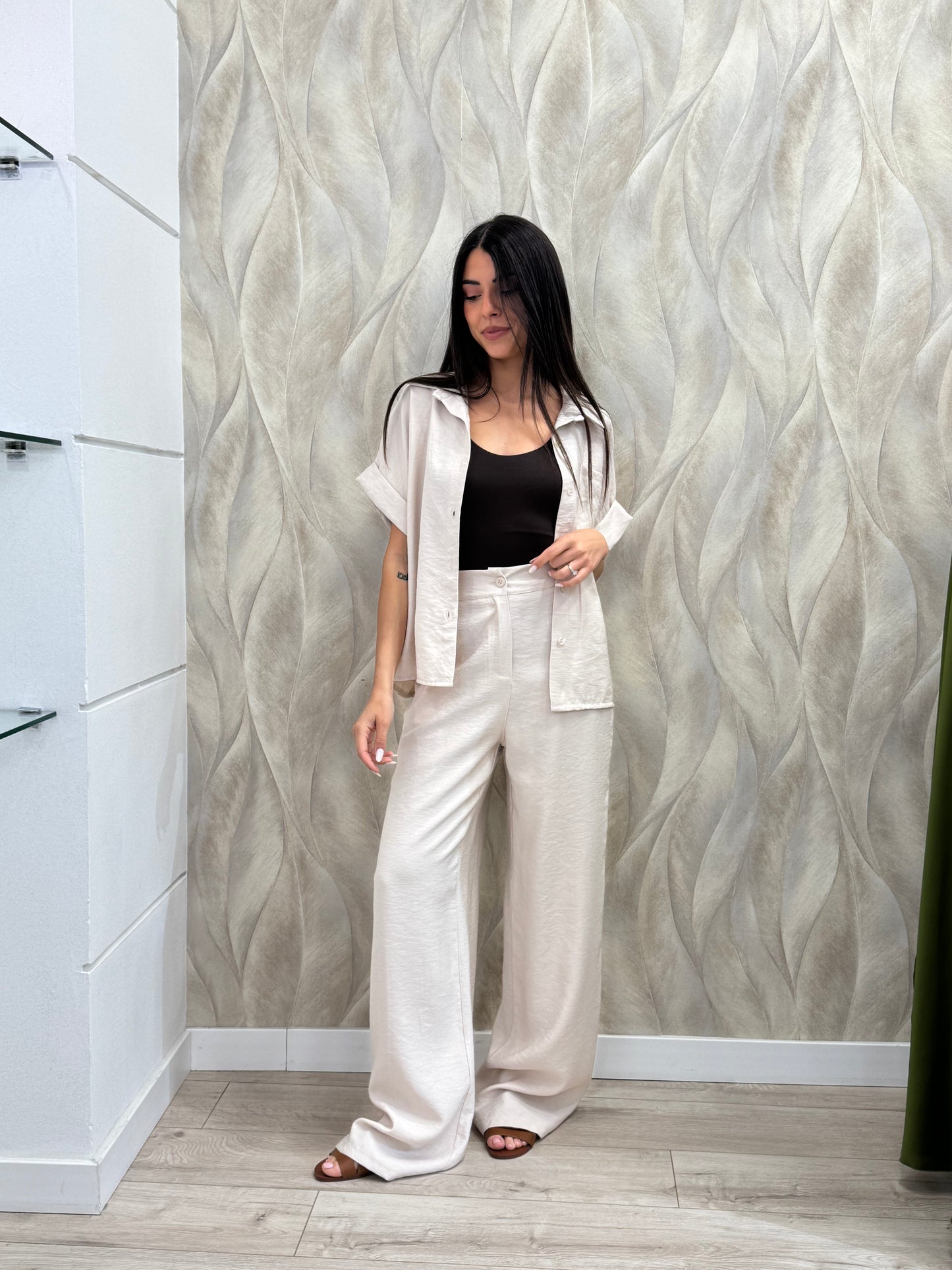 Camicia viscosa over