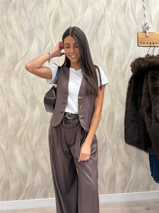 Gilet gessato