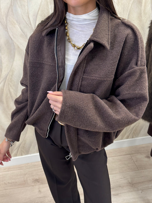 Giubbotto arriccio fondo