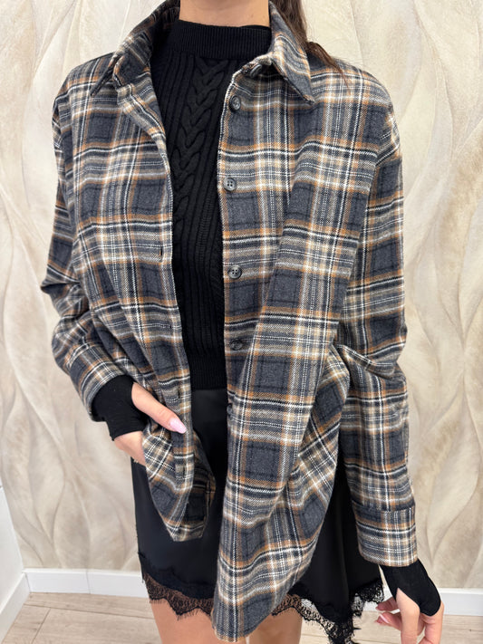 Camicia scozzese pesante