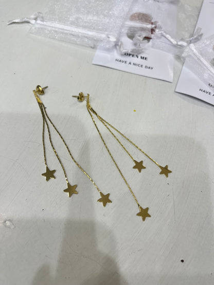 Orecchini pendenti stelle